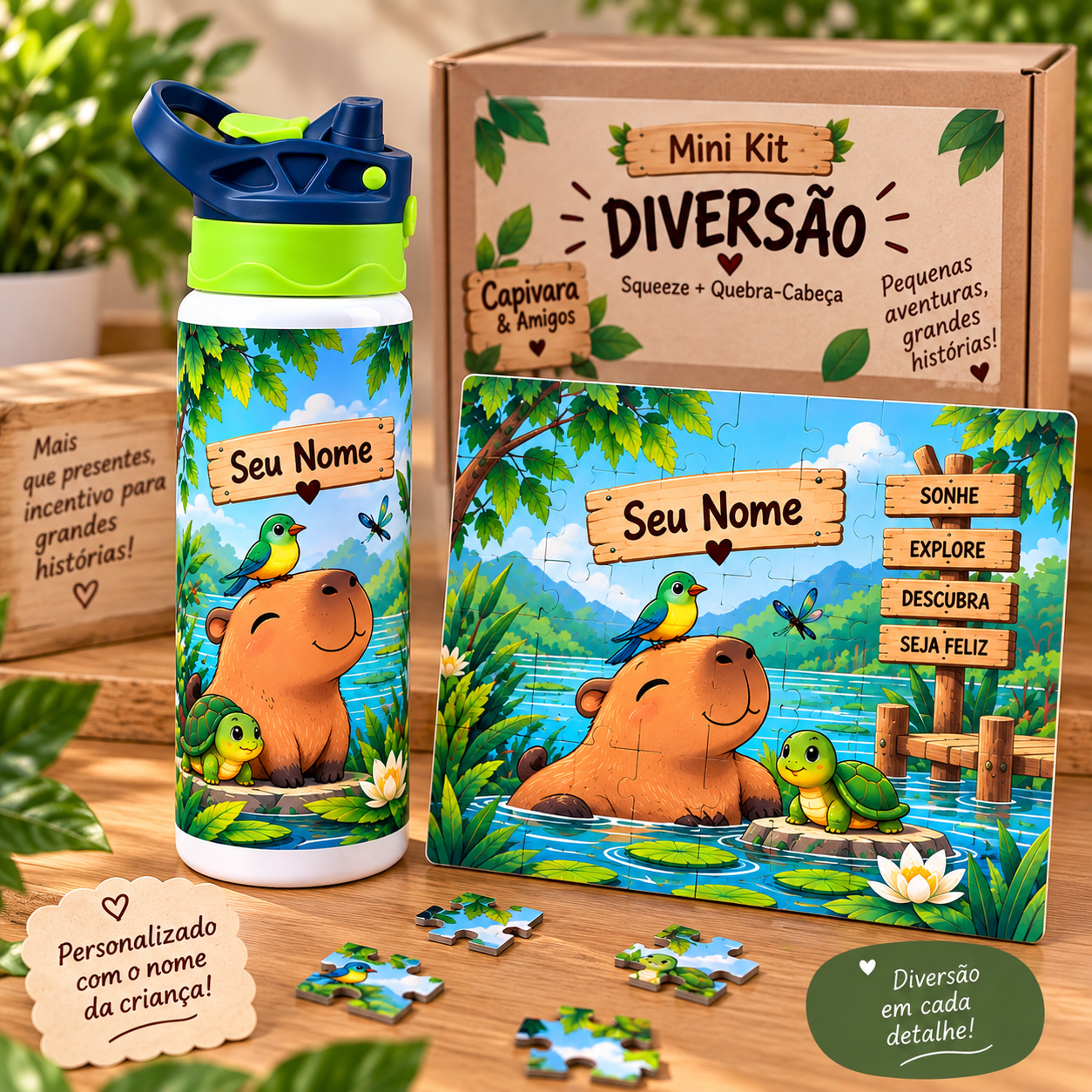 Mini Kit Diversão Capivara & Amigos 01