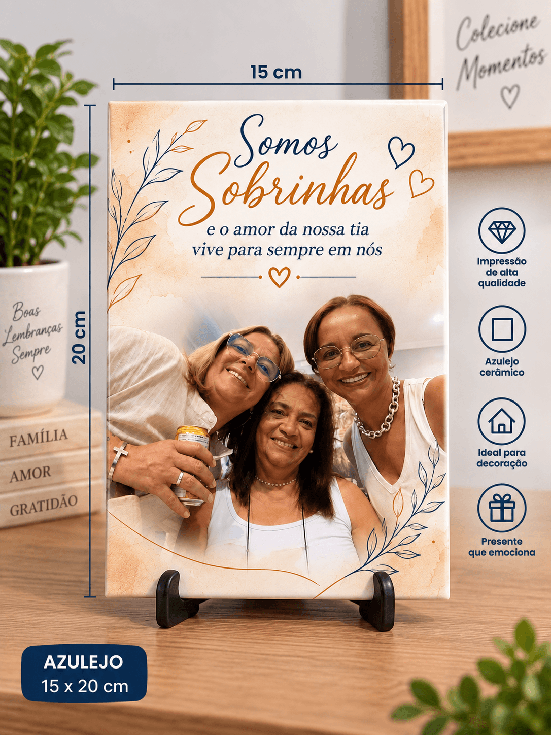 Azulejo Personalizado 15x20cm