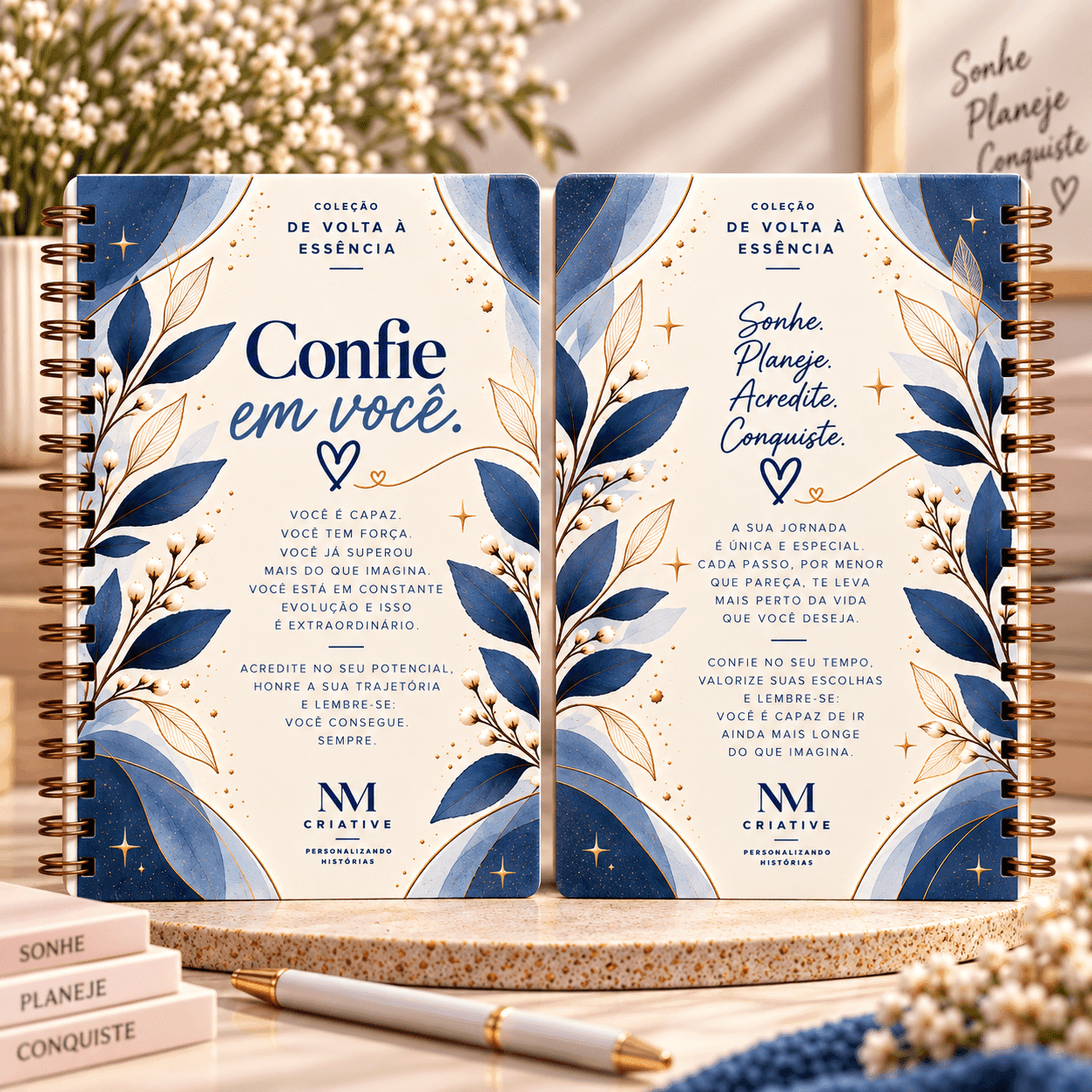Caderno Confie em Você